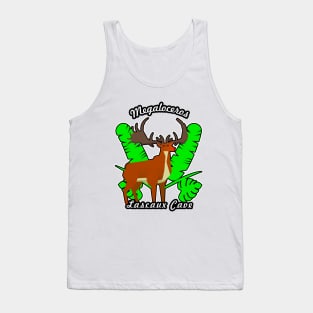 🦖 Extinct Megaloceros (Irish Elk) as Drawn in Lascaux Cave Tank Top